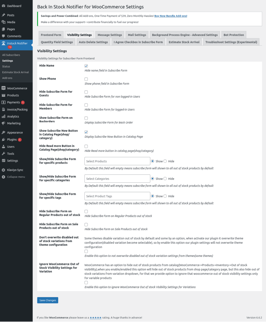 Back In Stock Notifier for WooCommerce | WooCommerce Waitlist Pro screenshot 3