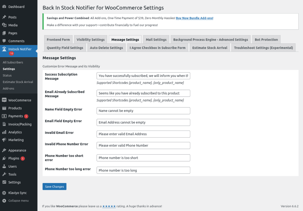 Back In Stock Notifier for WooCommerce | WooCommerce Waitlist Pro screenshot 4
