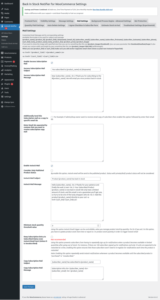 Back In Stock Notifier for WooCommerce | WooCommerce Waitlist Pro screenshot 5