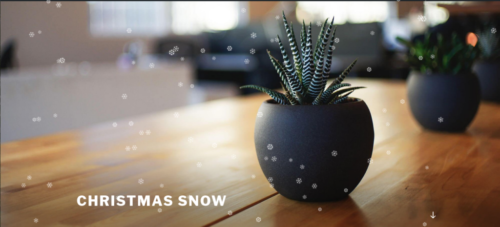 Christmas Snow for WordPress screenshot 1