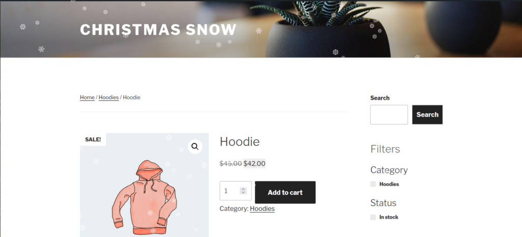 Christmas Snow for WordPress screenshot 2