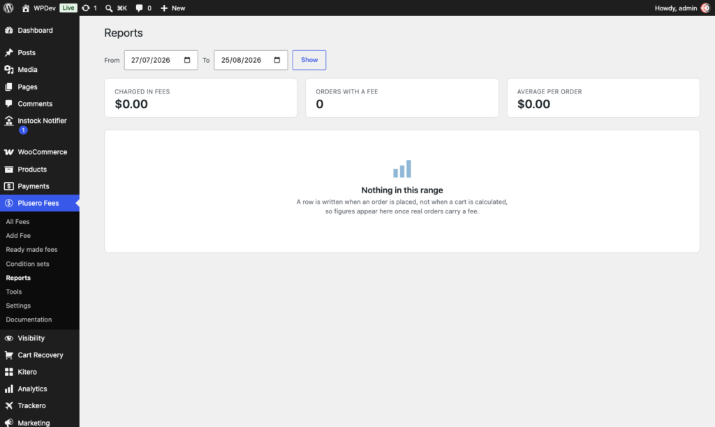 Plusero - Extra Fees for WooCommerce screenshot 4