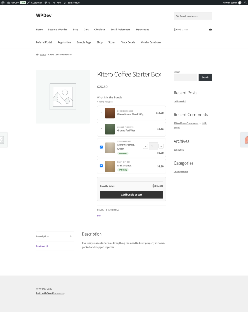 Kitero - Composite Products for WooCommerce screenshot 6