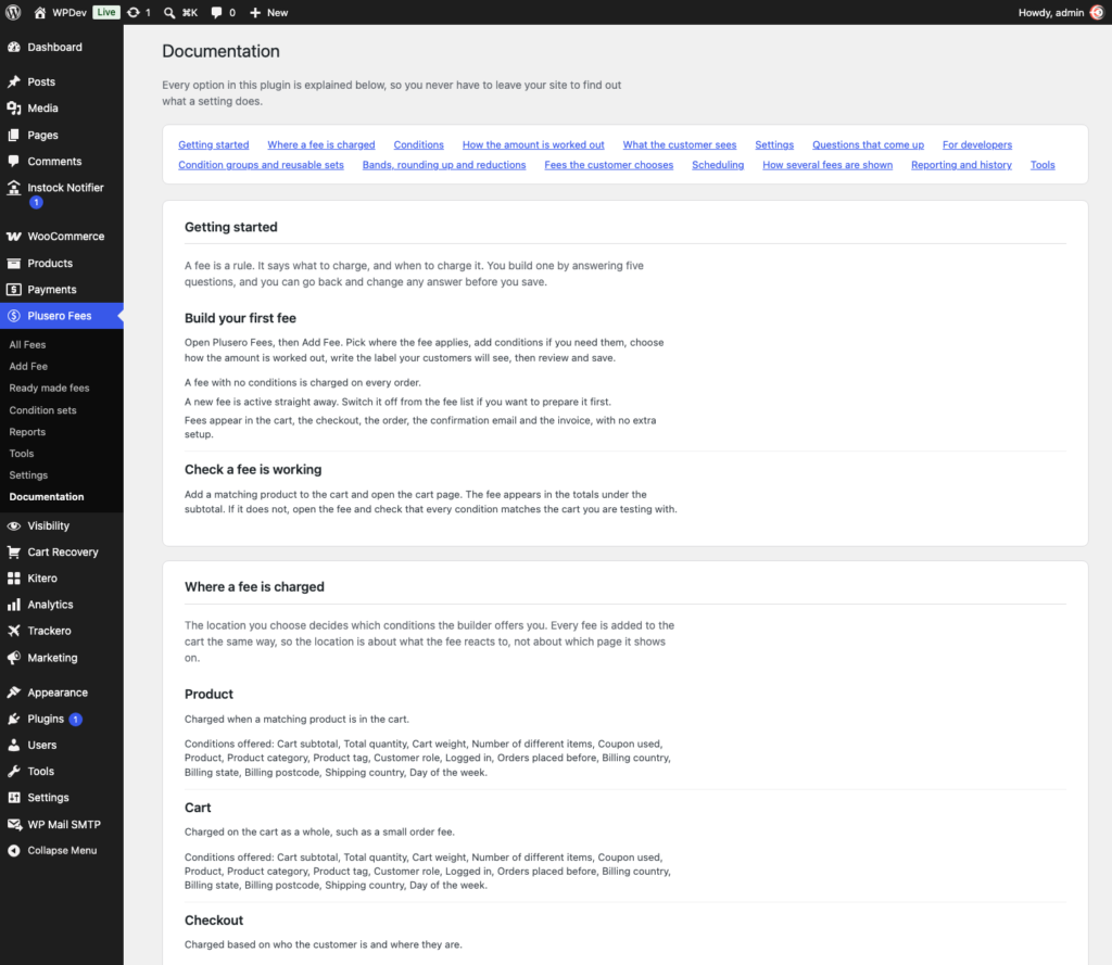 Plusero - Extra Fees for WooCommerce screenshot 7