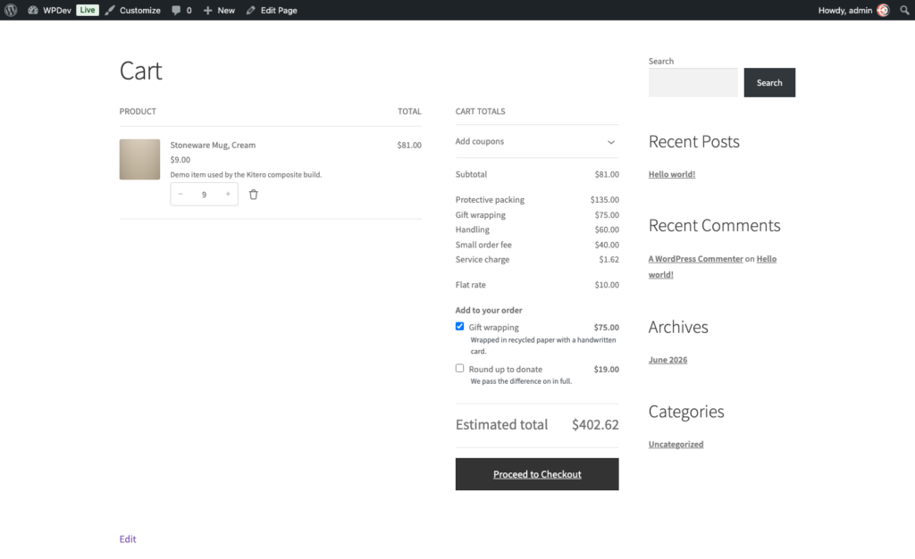 Plusero - Extra Fees for WooCommerce screenshot 13