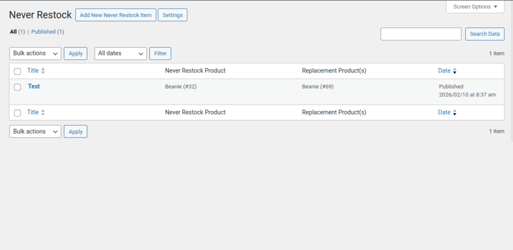 Never Restock Add-on - Back In Stock Notifier for WooCommerce screenshot 2
