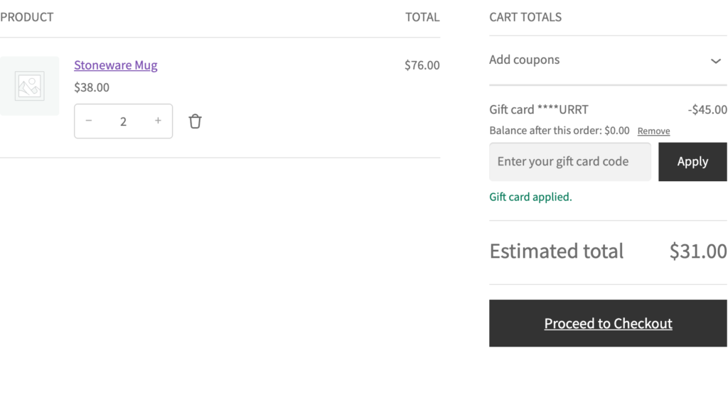 Presentero - Gift Cards for WooCommerce screenshot 2