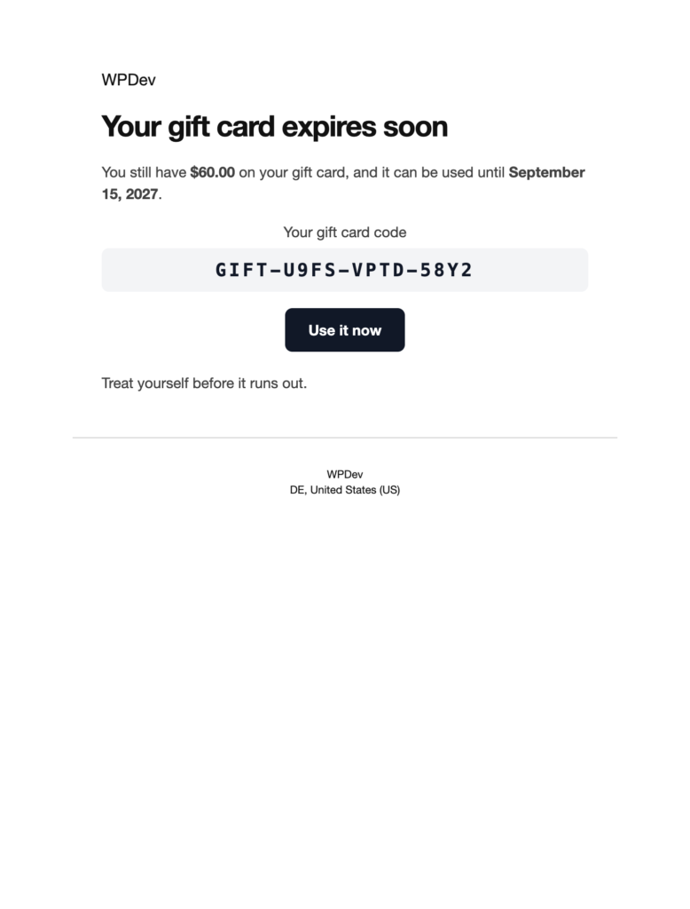 Presentero - Gift Cards for WooCommerce screenshot 6