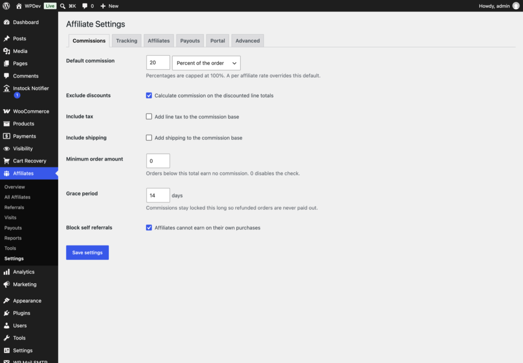 Affireo - Affiliates for WooCommerce screenshot 8