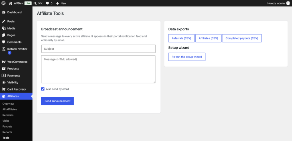 Affireo - Affiliates for WooCommerce screenshot 9