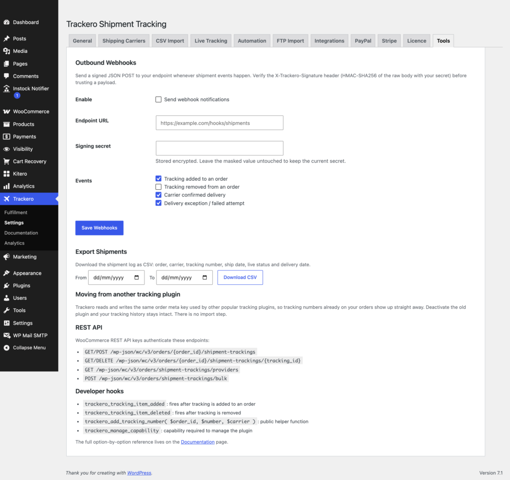 Dispatchio - Advanced Shipment Tracking for WooCommerce screenshot 10