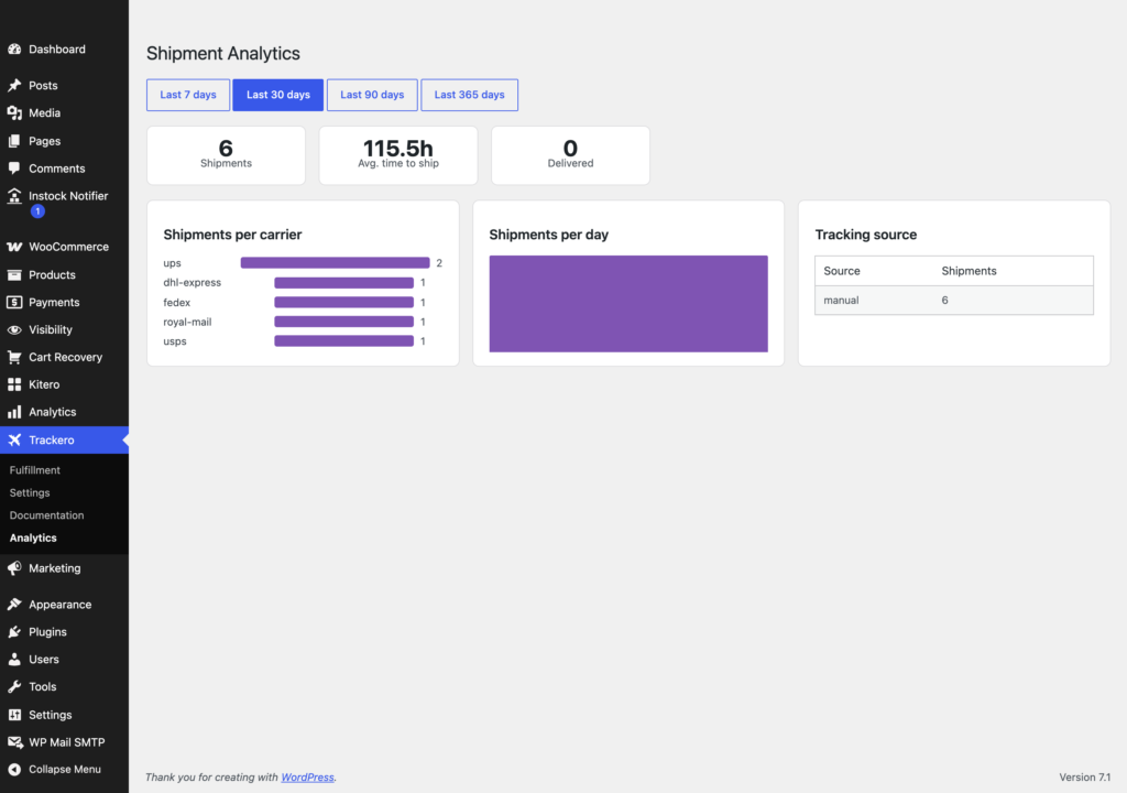 Dispatchio - Advanced Shipment Tracking for WooCommerce screenshot 11