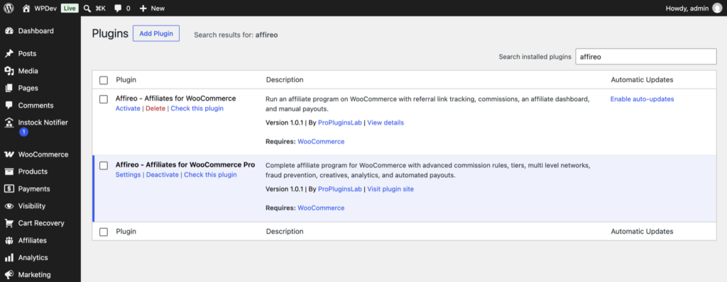 Affireo - Affiliates for WooCommerce screenshot 12
