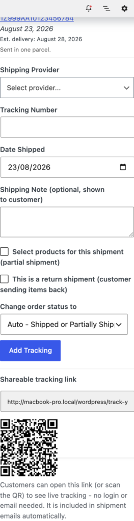 Dispatchio - Advanced Shipment Tracking for WooCommerce screenshot 13