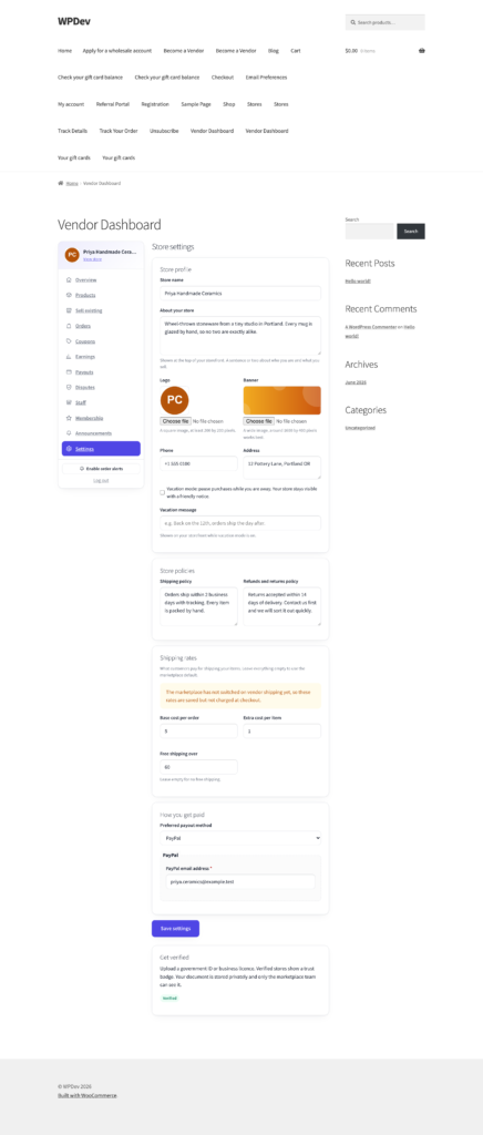 Storefold - Multivendor Marketplace for WooCommerce screenshot 15