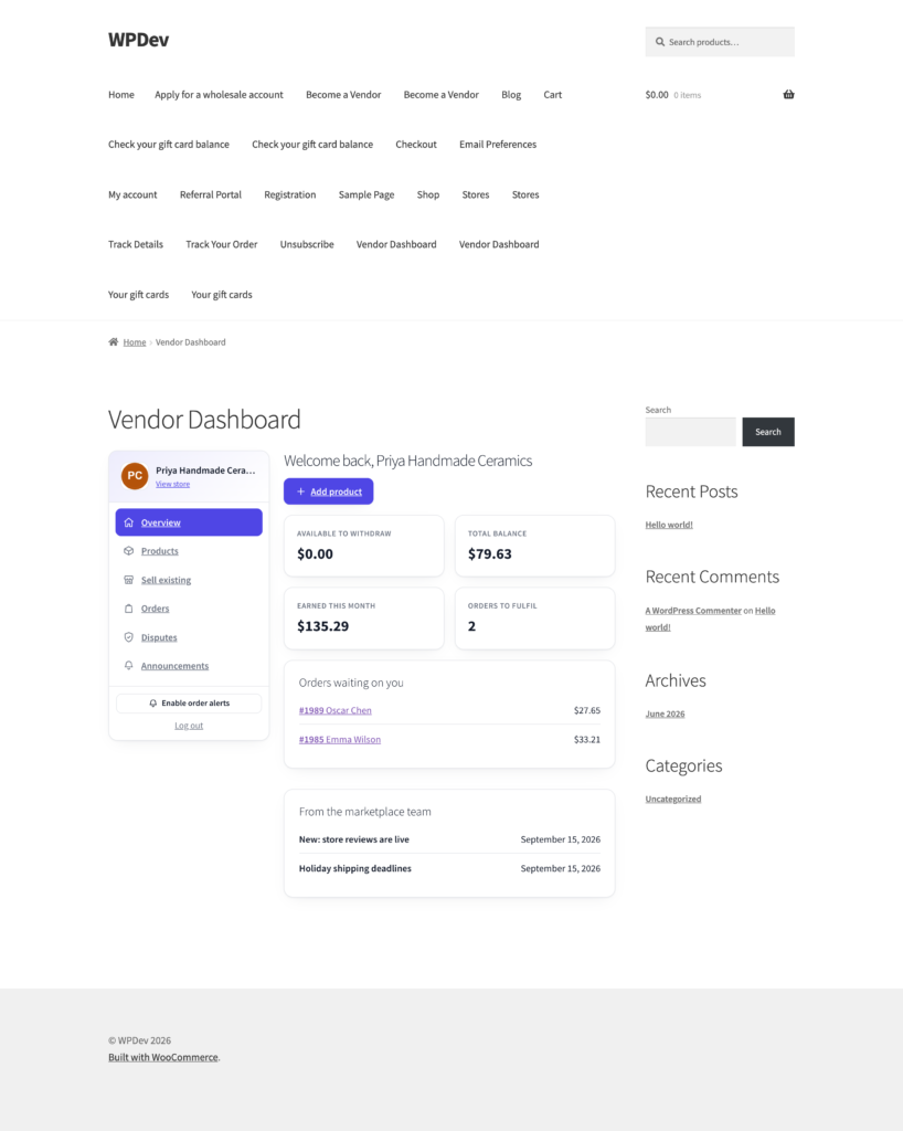 Storefold - Multivendor Marketplace for WooCommerce screenshot 21