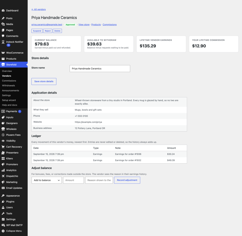Storefold - Multivendor Marketplace for WooCommerce Free screenshot 4