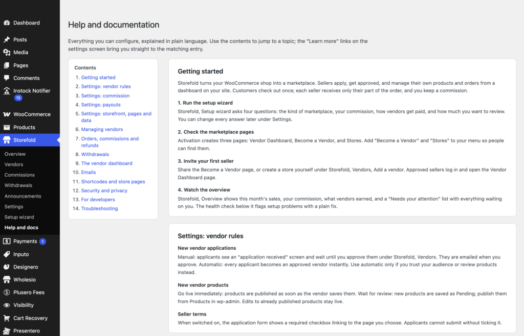 Storefold - Multivendor Marketplace for WooCommerce Free screenshot 6