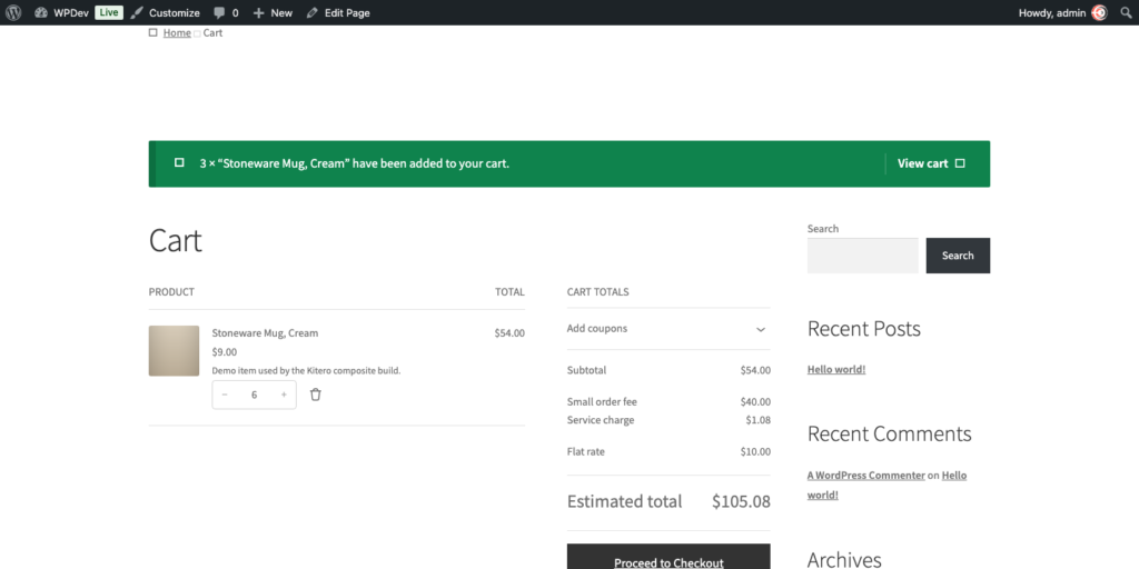 Plusero - Extra Fees for WooCommerce Free screenshot 9