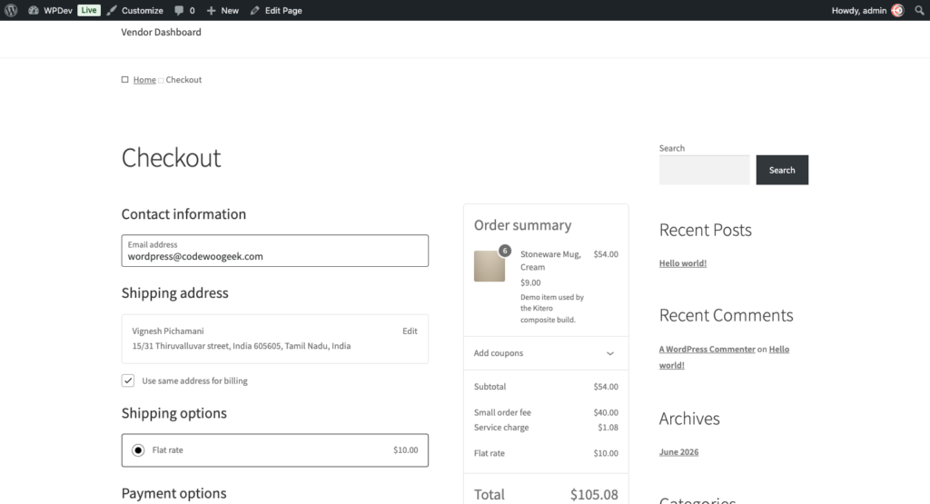 Plusero - Extra Fees for WooCommerce Free screenshot 10