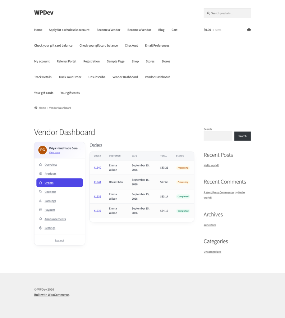 Storefold - Multivendor Marketplace for WooCommerce Free screenshot 16