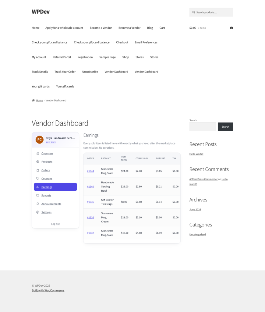 Storefold - Multivendor Marketplace for WooCommerce Free screenshot 17