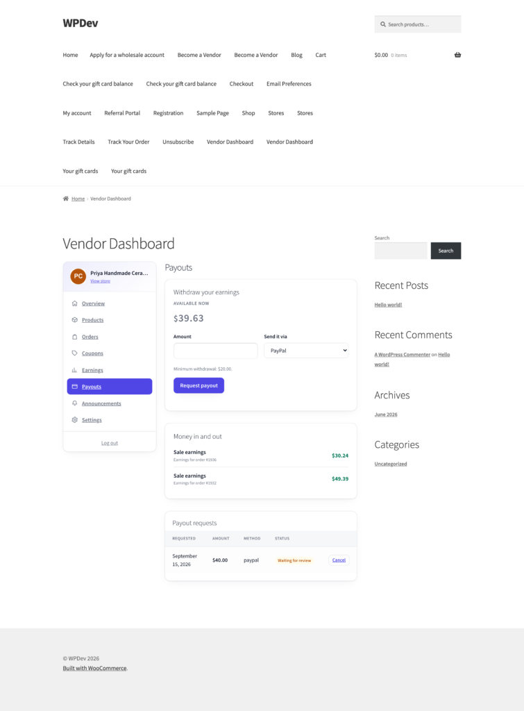 Storefold - Multivendor Marketplace for WooCommerce Free screenshot 18