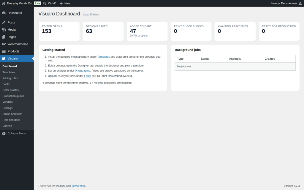 Visuaro - Product Designer for WooCommerce screenshot 1