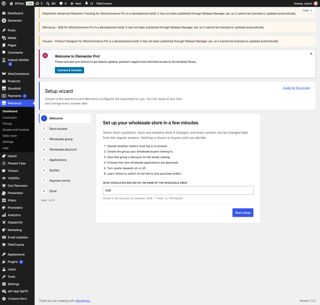 Mercenza - B2B for WooCommerce screenshot 2