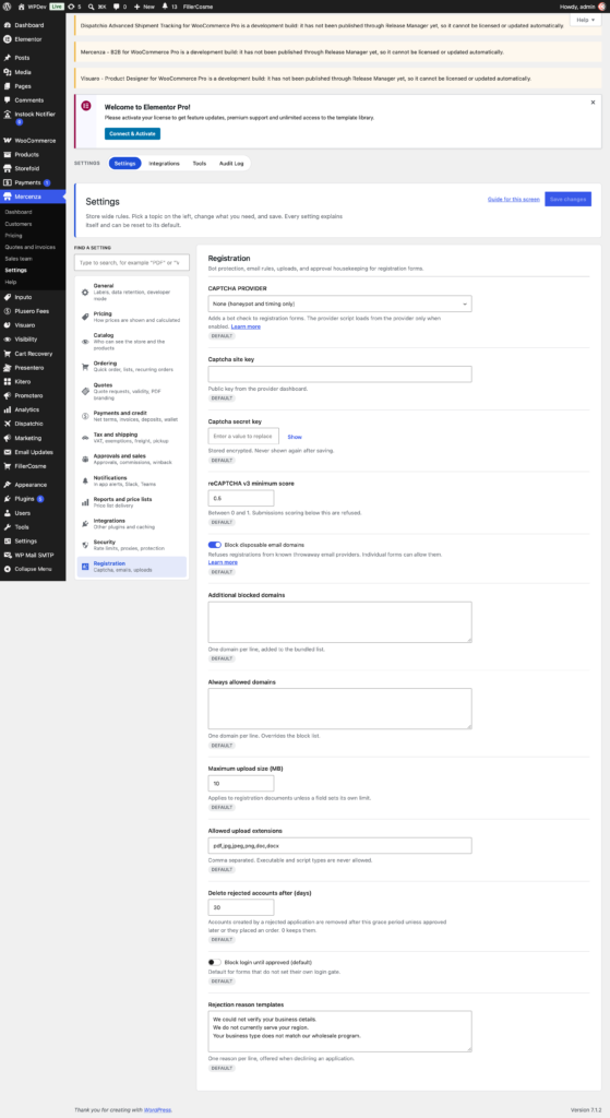 Mercenza - B2B for WooCommerce screenshot 6