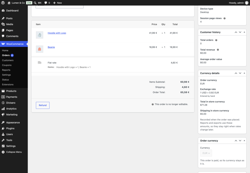 Divisero - Multicurrency for WooCommerce screenshot 8
