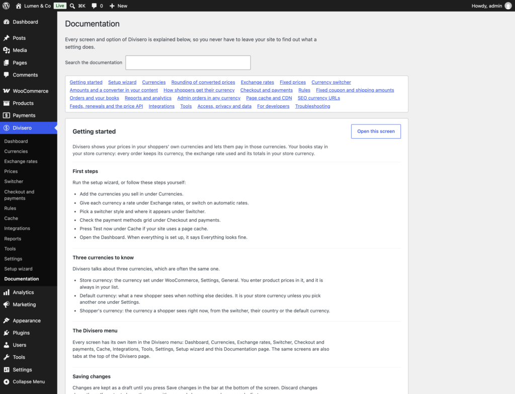 Divisero - Multicurrency for WooCommerce screenshot 9