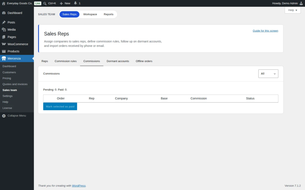 Mercenza - B2B for WooCommerce screenshot 14