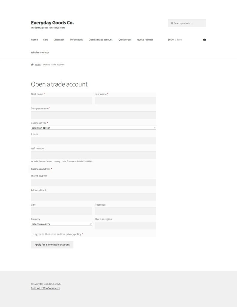 Mercenza - B2B for WooCommerce screenshot 24