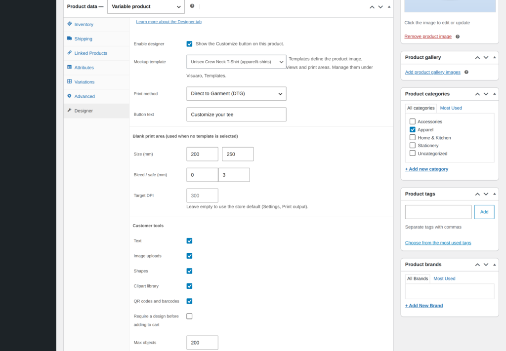 Visuaro - Product Designer for WooCommerce screenshot 4