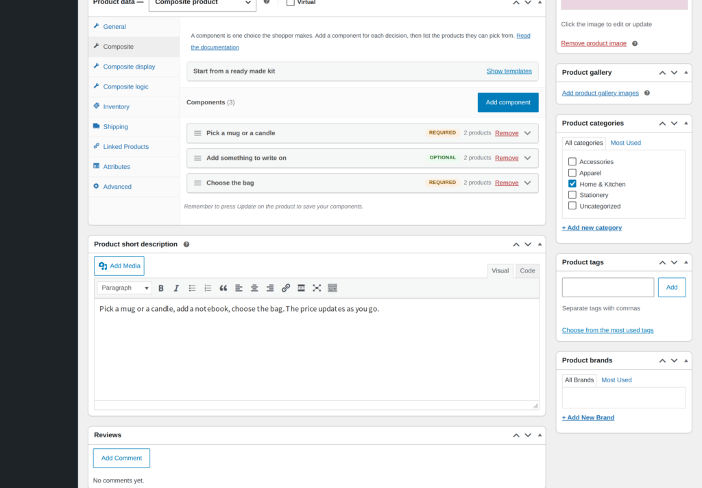 Kitero - Composite Products for WooCommerce screenshot 4