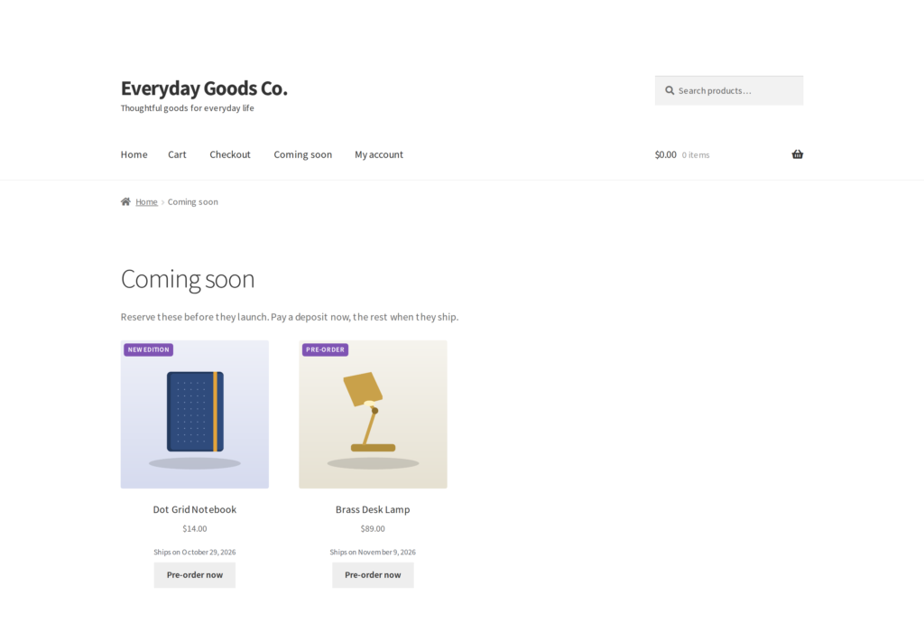 Anticipo - Pre-Orders for WooCommerce screenshot 4