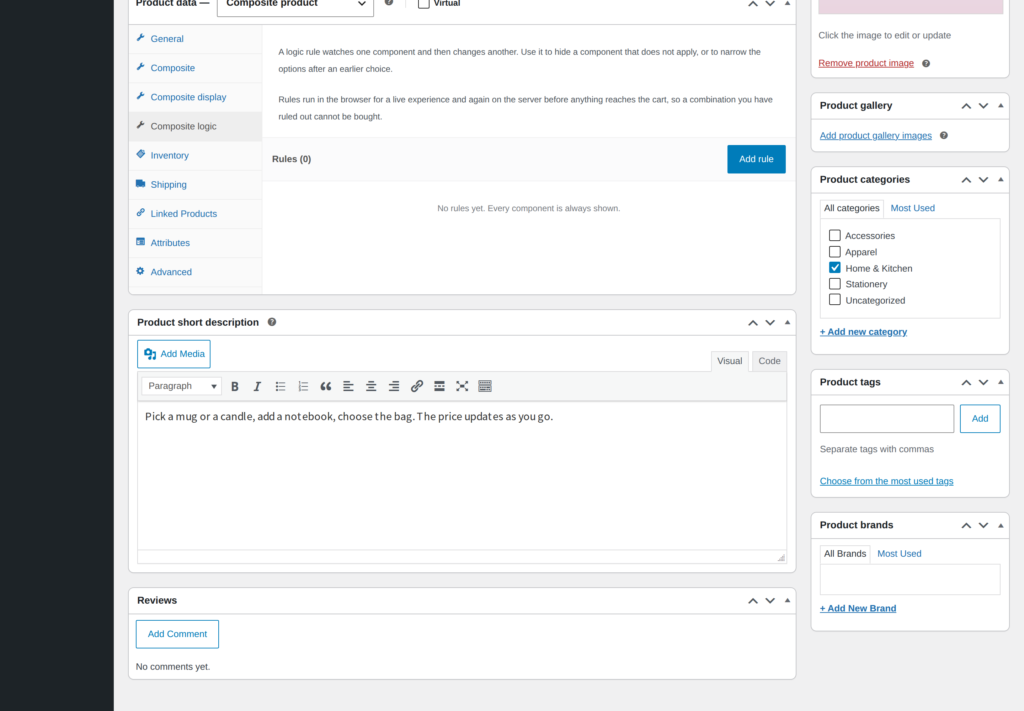 Kitero - Composite Products for WooCommerce screenshot 6