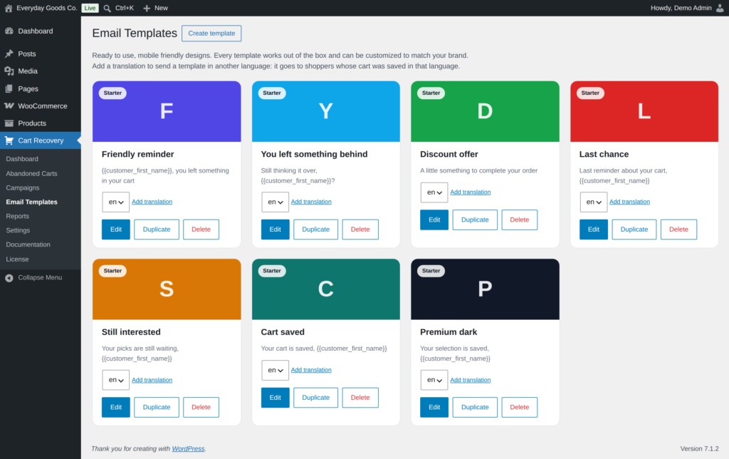 Recovero - Cart Abandonment Recovery for WooCommerce screenshot 7