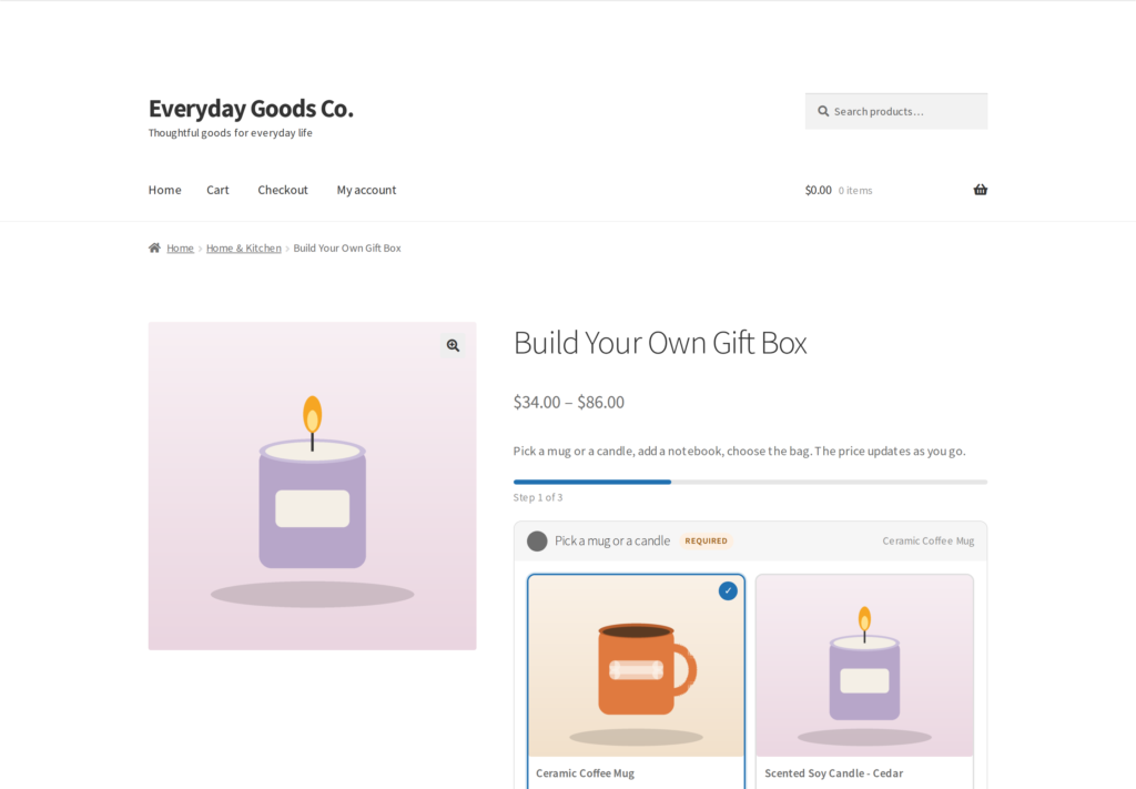 Kitero - Composite Products for WooCommerce screenshot 7