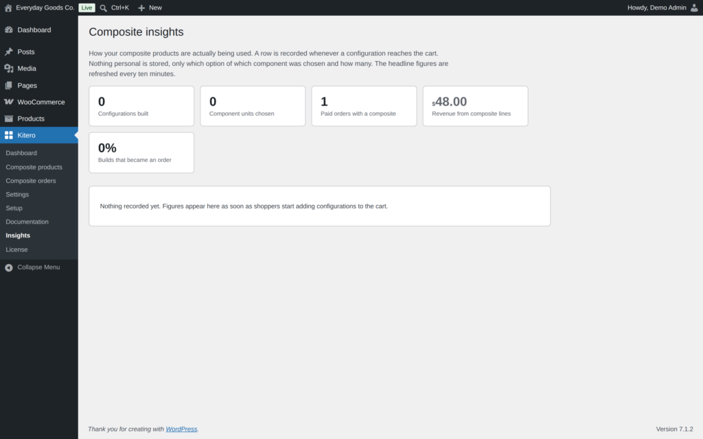 Kitero - Composite Products for WooCommerce screenshot 8