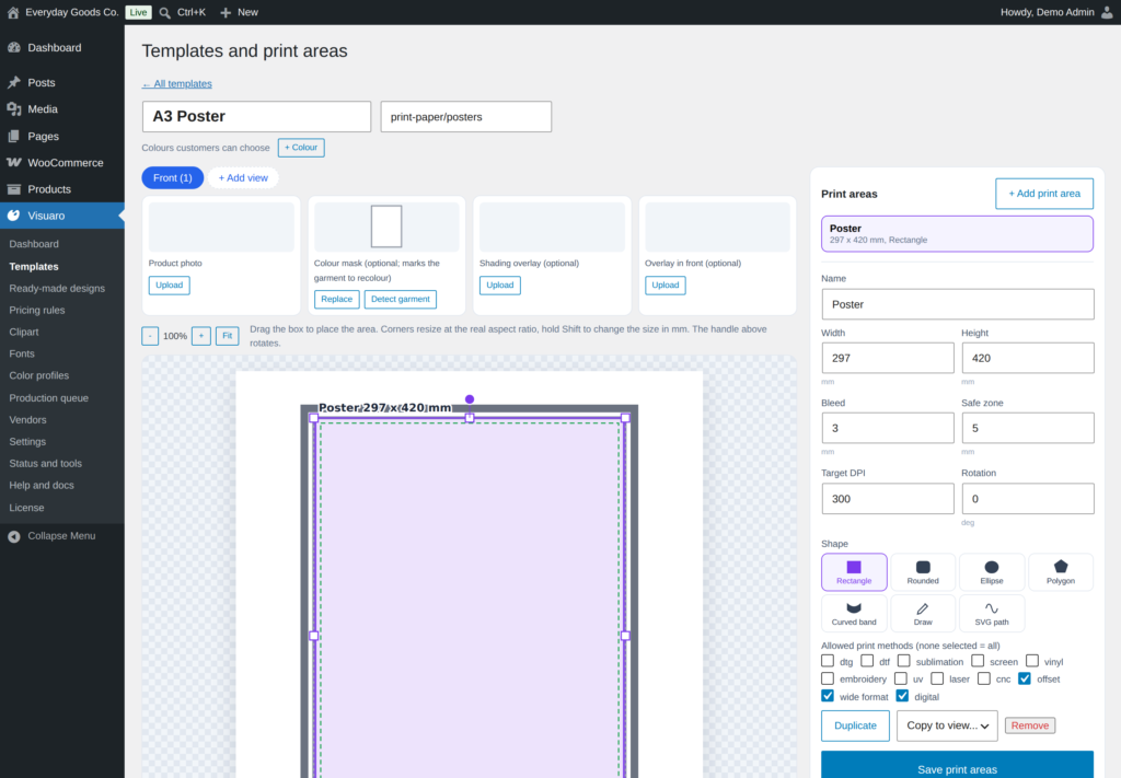Visuaro - Product Designer for WooCommerce screenshot 9