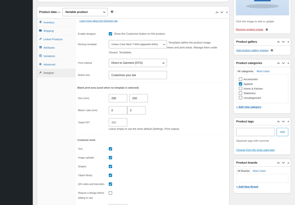 Visuaro - Product Designer for WooCommerce Free screenshot 4