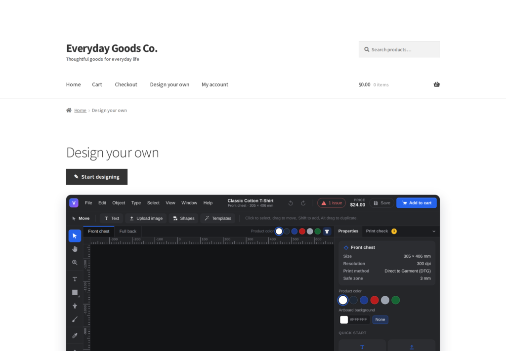 Visuaro - Product Designer for WooCommerce Free screenshot 5