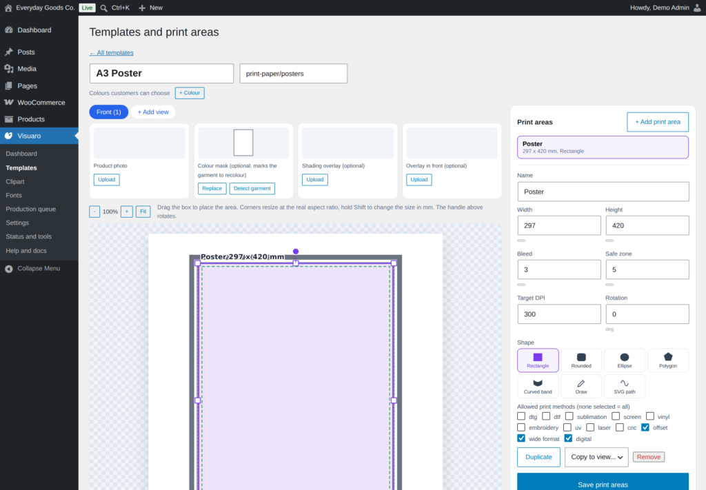 Visuaro - Product Designer for WooCommerce Free screenshot 8